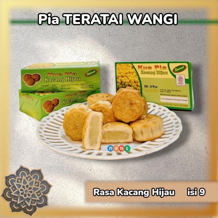 

FF Kue Pia Teratai Wangi Kacang Hijau Kacang Hitam Cemilan Makanan Ringan Kering Halal Vegetarian