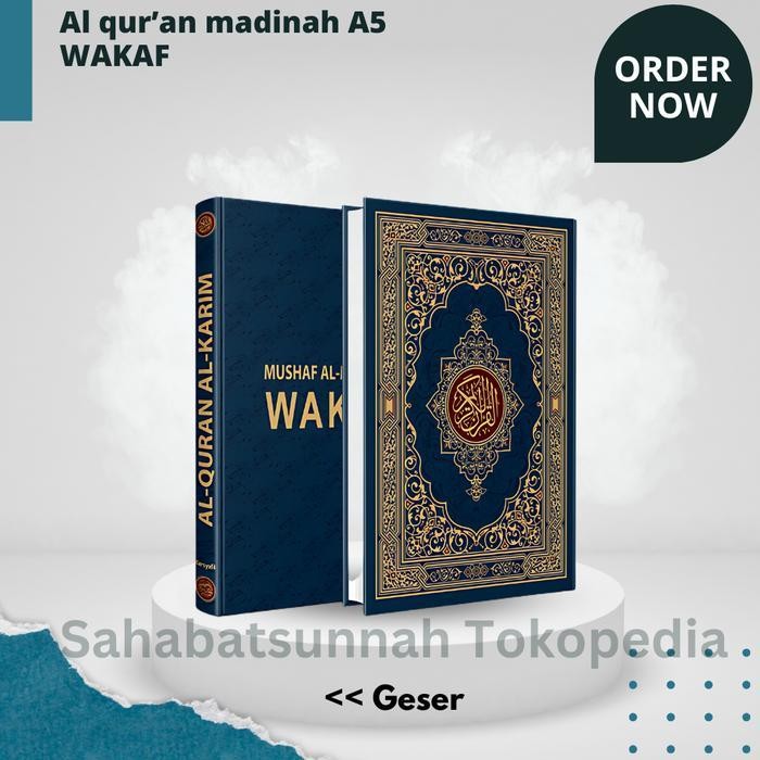 SHS Al qur'an madinah non terjemah ukuran A5 Wakaf RASM UTSMANI | ORIGINAL 100% Mushaf ukuran sedang