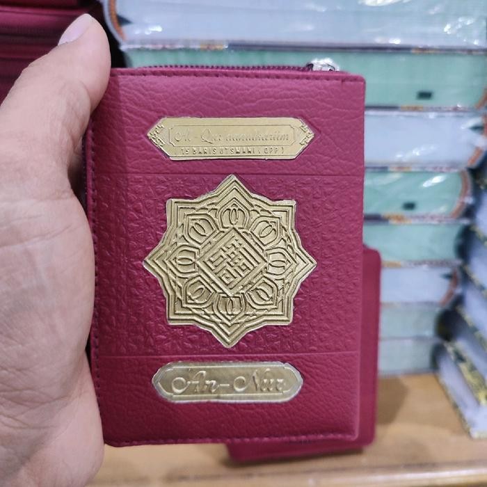 SHS Alquran Saku Resleting Penerbit Cahaya Agency - Alquran Traveling - Alquran Kecil