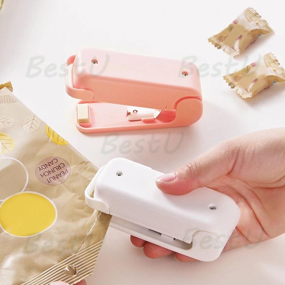 Bisa Cod Alat Pres Mini Elektrik /Hand Sealer Portable/Perekat Plastik Sealer Mini /Press Kemasan Pl