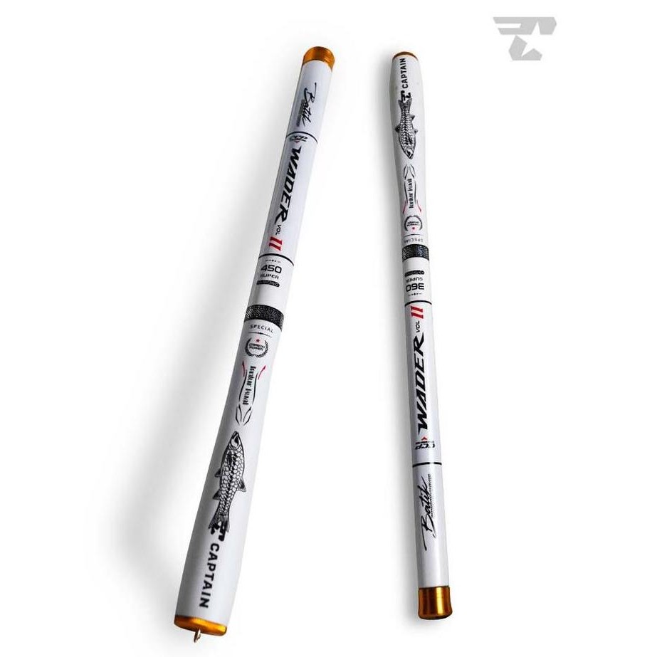 Tegek Captain, Tegek Carbon Captain WADER Volume 2, Ruas Ulir Motif Batik 1,8m 2,1m 2,4m 2,7m 4,5m +