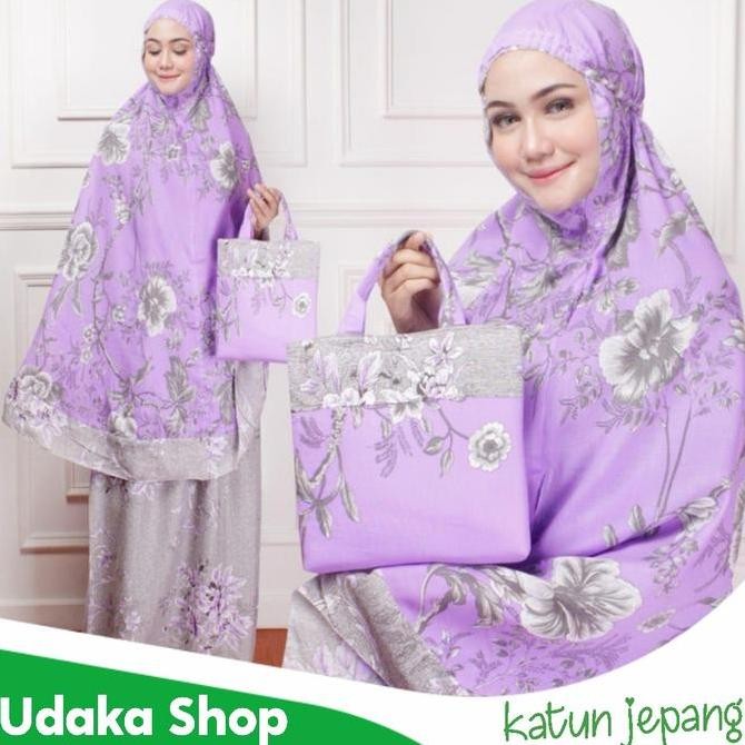 mukena katun jepang jumbo