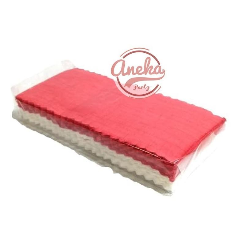 

Gfd-12 Isi 12 Kertas Krep Potong Merah Putih / Hiasan 17 Agustus / Kertas Krep Segi Hut Ri Merah Putih Gfd-12