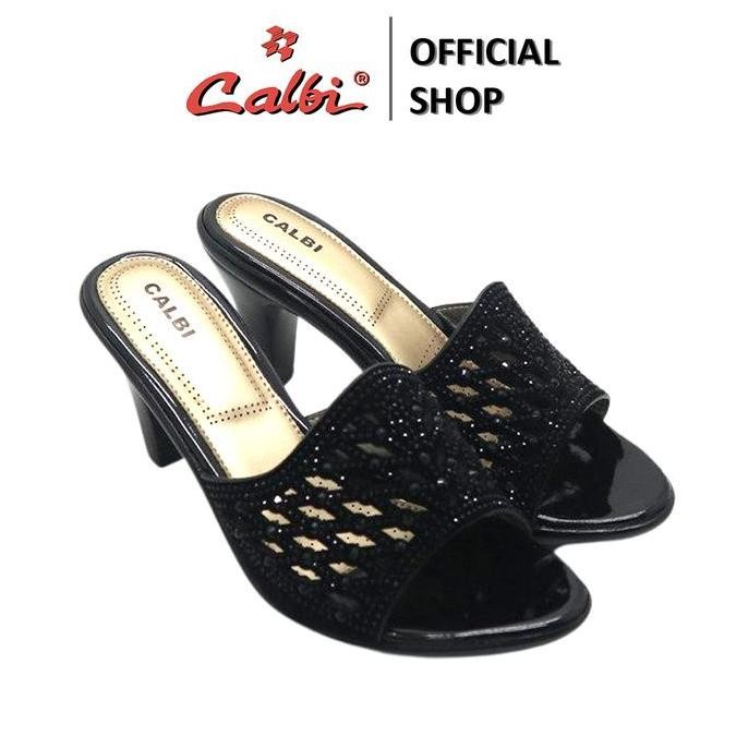 Calbi Sandal Hak tinggi Wanita Kondangan Mewah 8 cm - BBEX 1839