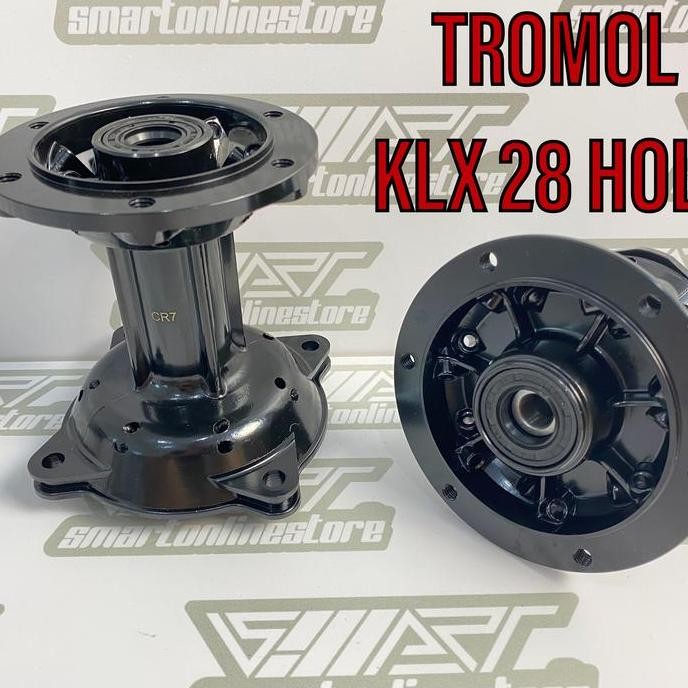 TROMOL KLX DEPAN DAN BELAKANG 28 HOLE ORIGINAL DAN TERPERCAYA