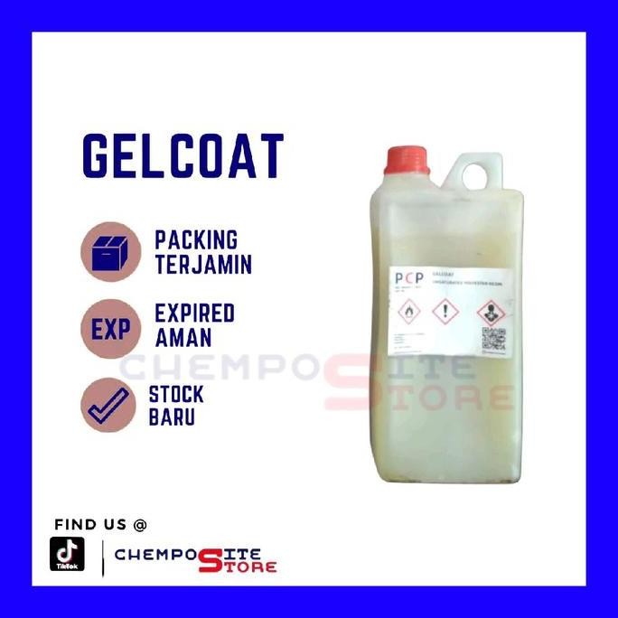 

RESIN GELCOAT - JELCOT UNTUK FIBERGLASS DAN CARBON FIBER KEMASAN 1KG