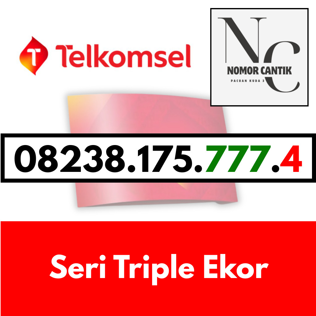 PERDANA NOMOR CANTIK TELKOMSEL SERI TRIPLE EKOR