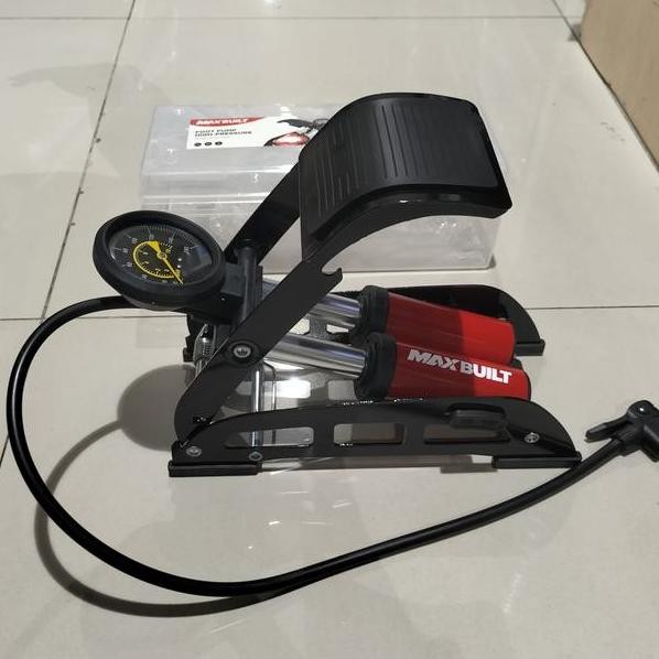 Pompa Ban Angin Kaki Injak Silinder Tabung Ganda Feet Pump Krisbow