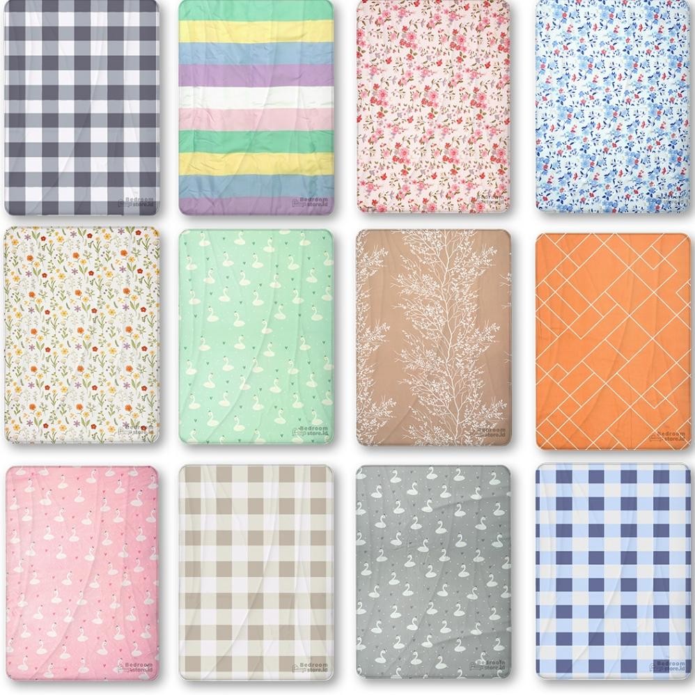 Sarung Kasur Resleting 180x200x T 25/30/35Cm AST nUg