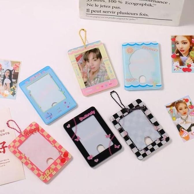 

Stok Terbatas Acrylic Photocard Holder / ID Card Holder Kpop Official Ready Stock