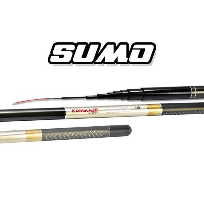 KAMIKAZE Joran Tegek SUMO 300cm- 540cm Carbon Tegek Ruas Pendek