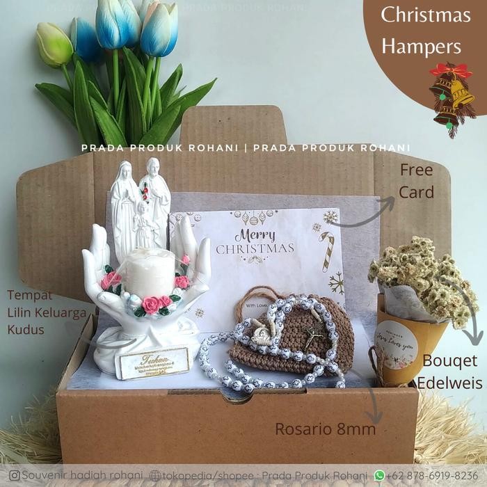 

CJ Christmas hampers Kado natal Hadiah natal/Tempat lilin keluarga kudus