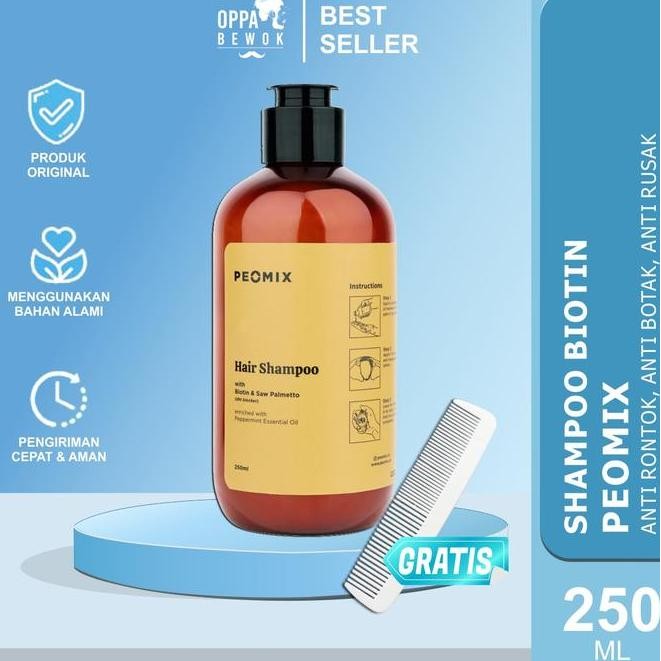 Promo Shampoo Peomix Biotin Perawatan Rambut Hair Treatment Ready