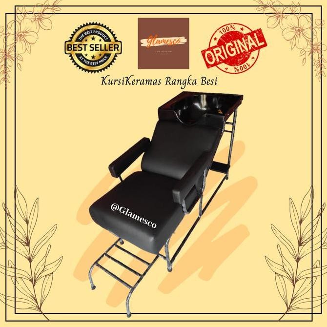 Diskon Kursi Keramas Rangka Besi/Washbak Salon/Washbak Keramas/Wastafel Ready