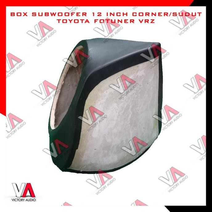 Box Sudut Bahan MDF 18mm Subwoofer Mobil 12 Inch Toyota Fortuner VRZ