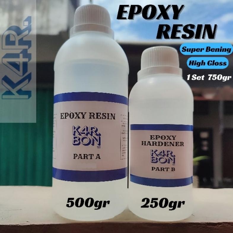 

Epoxy Resin Super Bening K4R.Bon Kemasan 750Gr