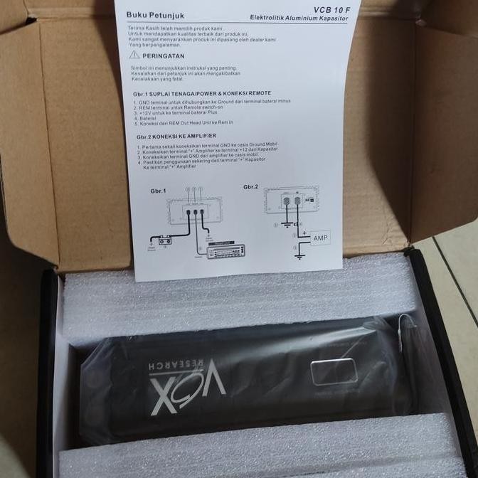 power capasitor sound sistem vox research