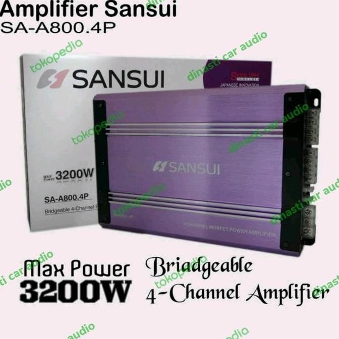 Power Sansui 4 CH - Power Amplifier SANSUI 4 Chanel - Dinasti Audio