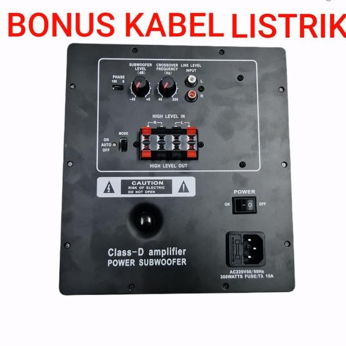 power kit subwoofer class D