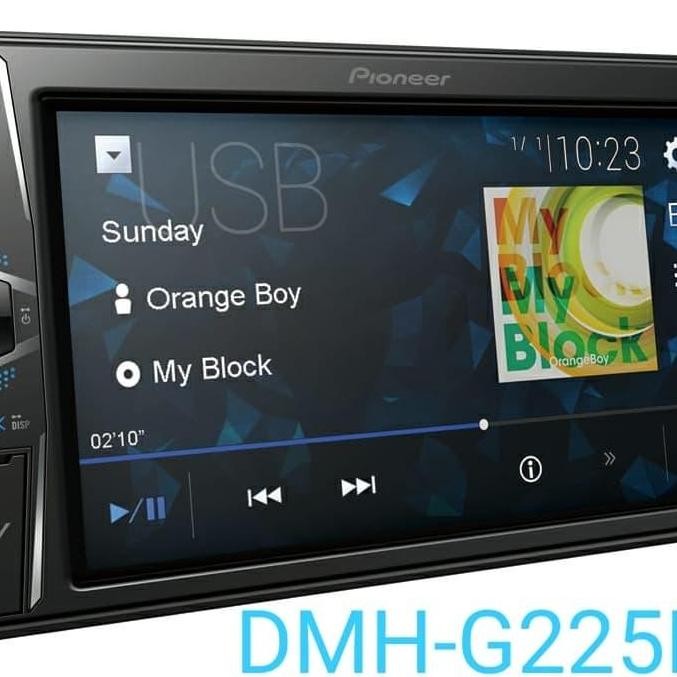Pioneer dmh-g225bt - pioneer dmhg225bt - double din pioneer dmh225