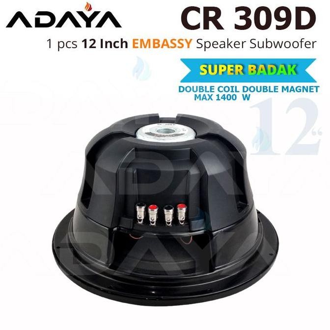 SUBWOOFER 12 Inch SUPER BASS BADAK SPEAKER EMBASSY ES 309D