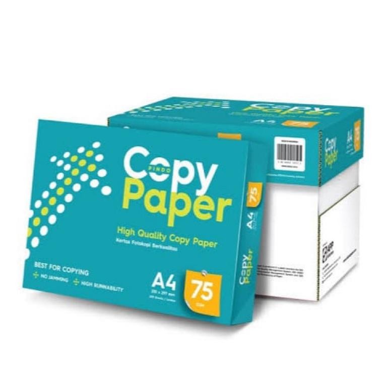 

Kertas Copy Paper High Quality Copy Paper A4 HVS 75gsm 75 gsm 500 sheets 500sheets sheet 210mm x 297mm