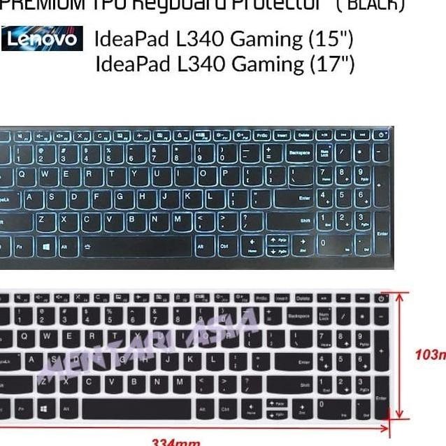 Keyboard Protector L340 Gaming Tpu Bla