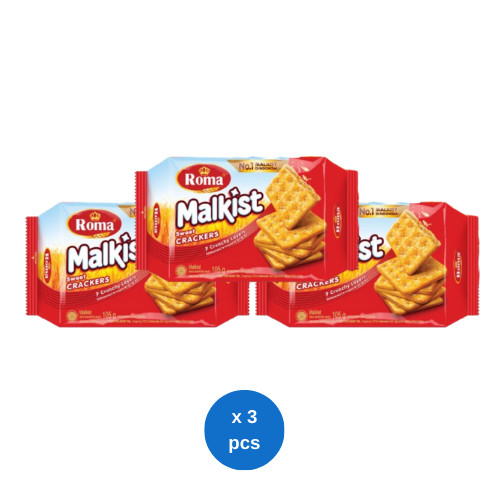 

Roma Malkist Sweet Crackers 105gr x 3 pcs