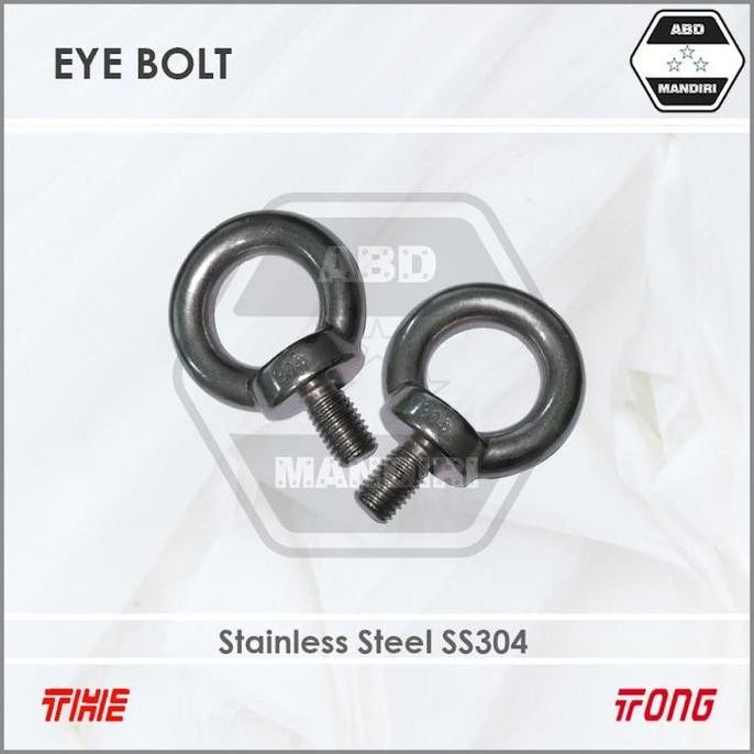 Ss304 Mata Baut M27 ( Eye Bolt ) M27 - 3.0 Co