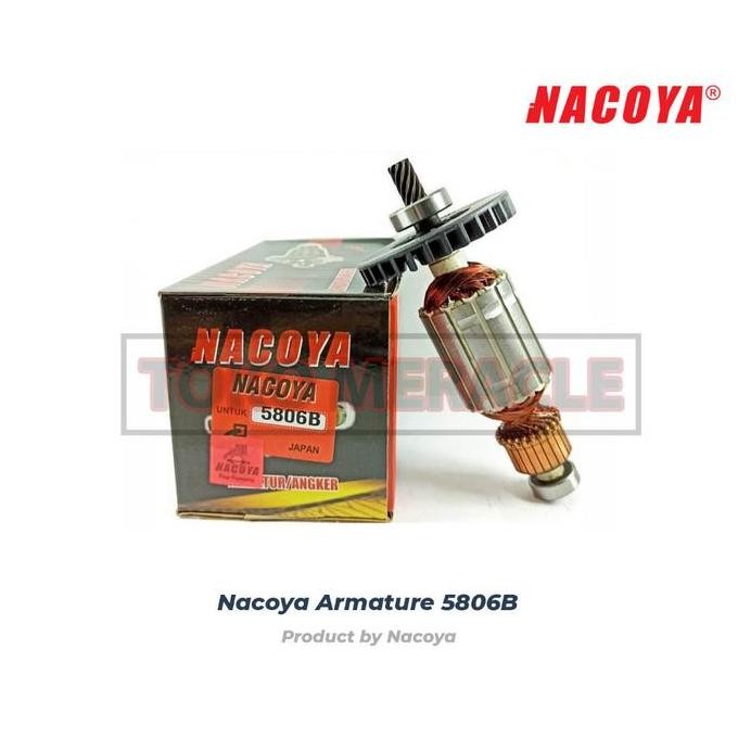 Nacoya Armature 5806B - Angker Rotor Mesin Circularsaw Makita 5806B Co
