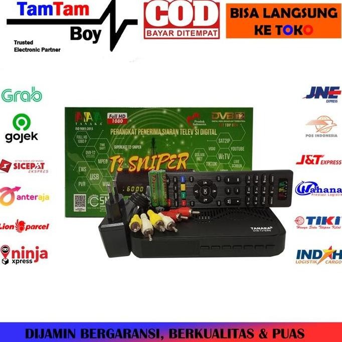 Set Top Box TV Digital STB Tanaka Sniper DVB-T2 DVBT2 UHF SNI Resmi