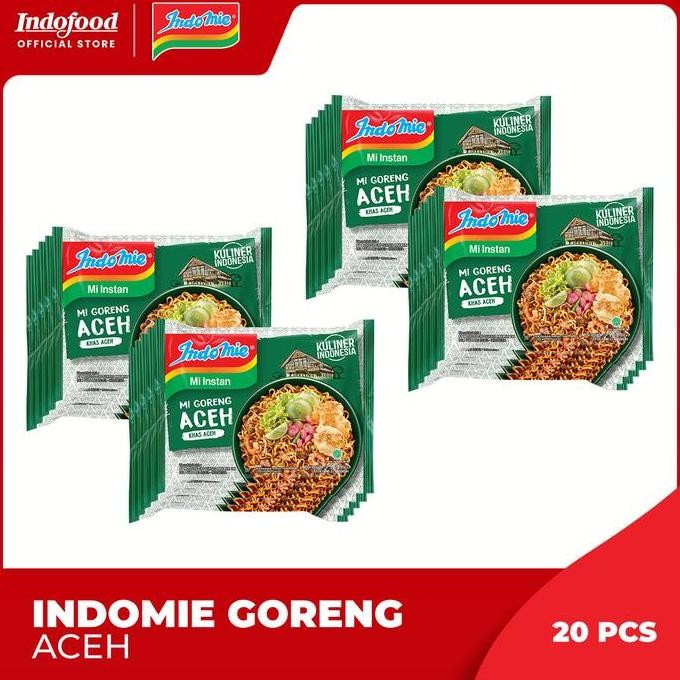 

20 PCS - Indomie Mi Goreng Aceh 90 Gr LS