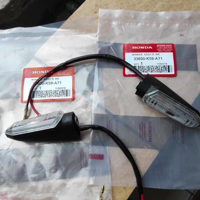 Lampu Mika Sen Depan Belakang Cb Cbr 150-Vario 125 150 Led New Ori Set Asli