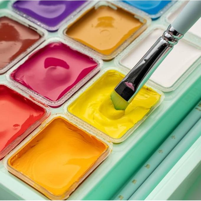 Miya New Vision Himi Gouache Set 18 X 30Gr / Cat Gouache Himi / Miya Gouache