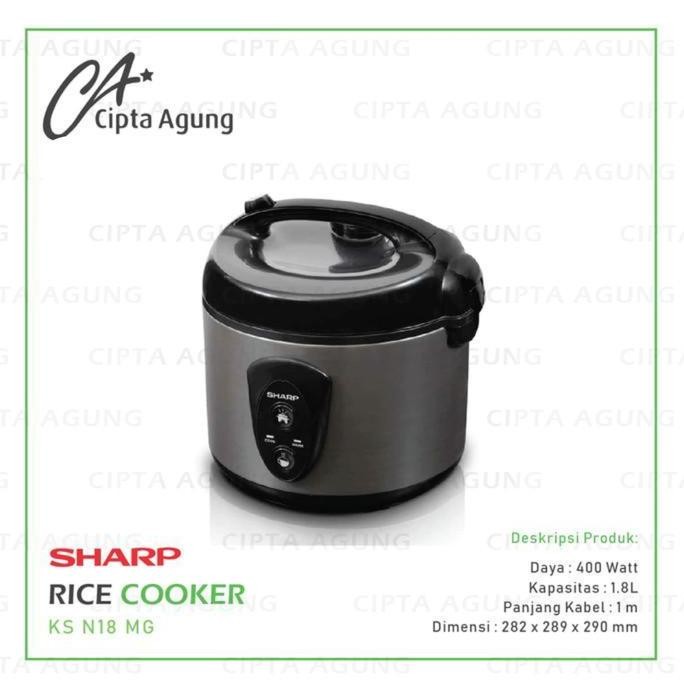 Termurah Rice Cooker Sharp Ks N18 Mg
