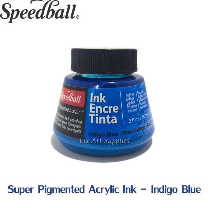 

Speedball Pigmented Acrylic Ink - Indigo Blue 2 Oz (59Ml)