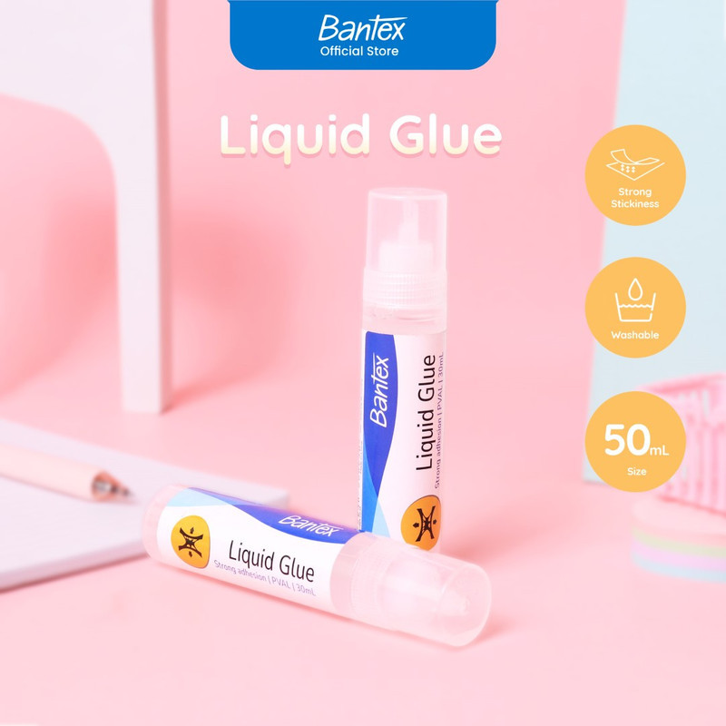 

Bantex Liquid Glue / Lem Cair 30 ml Daya Rekat Kuat BH8602