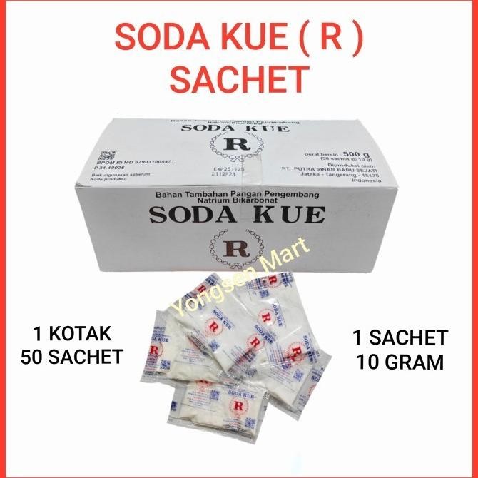 

( 1 KOTAK ) Soda Kue R / Soda R sachet 10gr