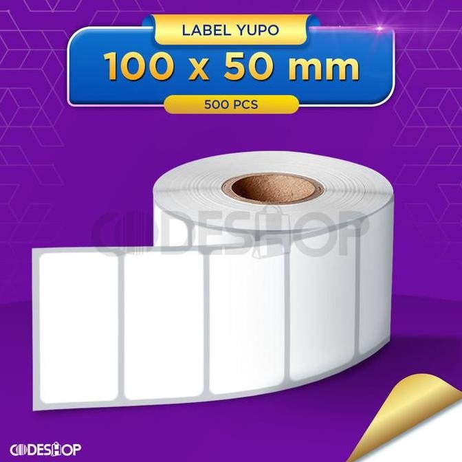 

Codeshop Label Yupo 100 X 50 Mm 1 Line 1" Core Isi 1000 Pcs