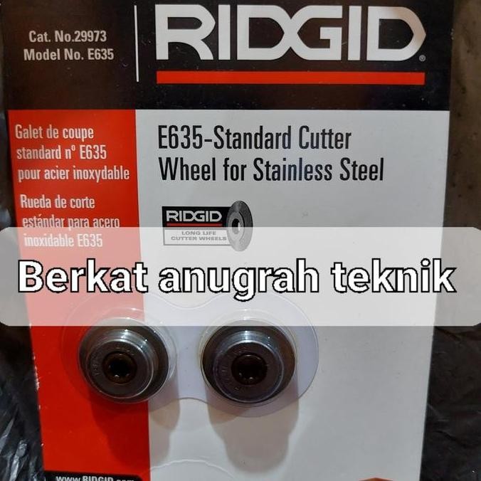 

29973 Cutter Wheel E-635 Ridgid Usa Co