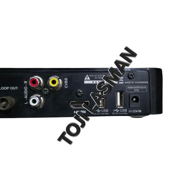 NEXMEDIA ADAPTOR STB 12V 2A UNTUK SET TOP BOX & RECEIVER PARABOLA TV DIGITAL CHARGER CAS CEPAT