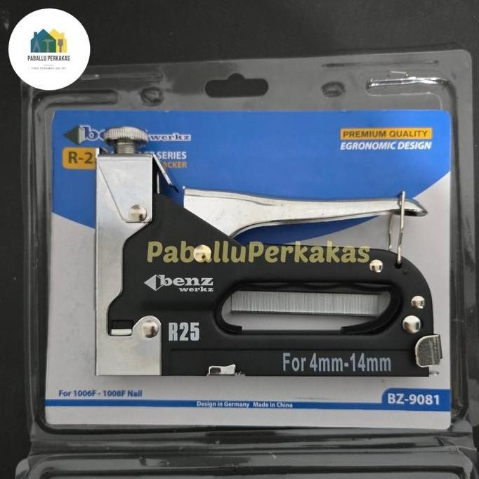 

Benz Staples Gun R25 4Mm-14Mm / Hekter Tembak Gun Tracker Staples 3In1 / Tembak Hekter Jok Motor Sofa Co