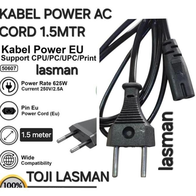 KABEL AC POWER CORD PRINTER CPU PC UPC RADIO TAPE SPEAKER PORTABEL PORTABLE COLOKAN CABLE CHARGER CA