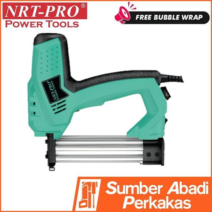 

Nrt-Pro F-304 E Mesin Staples Paku Tembak Electric Tacker Gun F304E Co