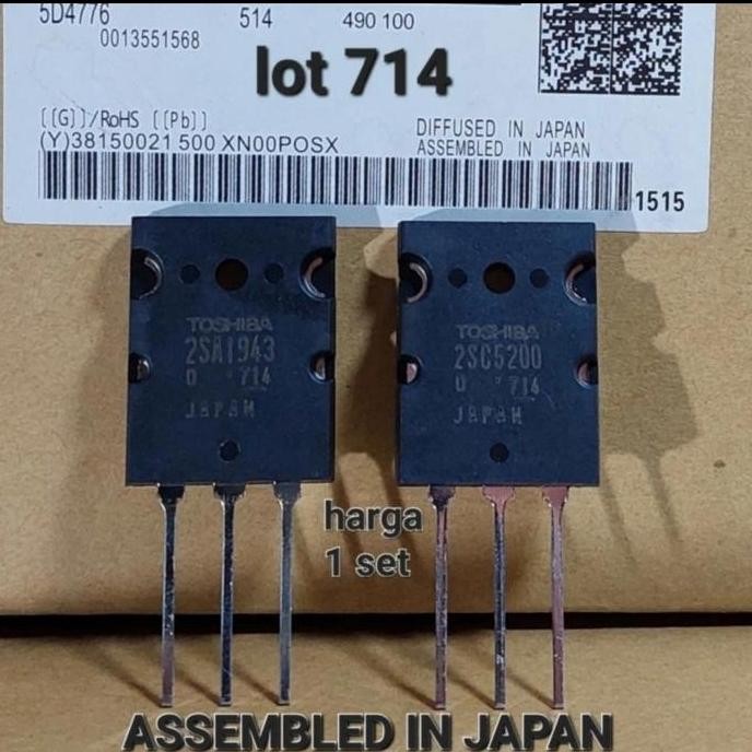 C5200 A1943 2SC C 5200 2SA A 1943 2SC5200 2SA1943 TOSHIBA ORIGINAL 1