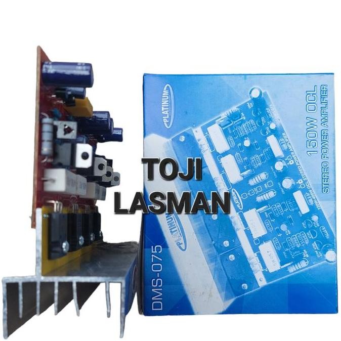 DMS 075 + TRANSISTOR FINAL PCB KIT POWER OCL 150W 150WATT STEREO SANKEN HANAYA MONSTAR DMS 075+ 075 