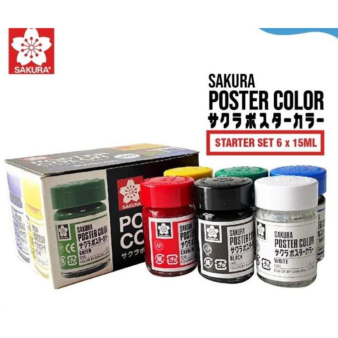 

Sakura Poster Color Starter Set 6X15Ml / Cat Poster Sakura