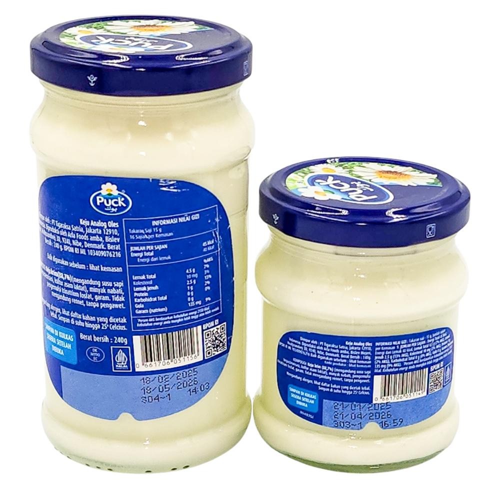 

Puck Cream Cheese Spread - Keju Oles Cream Cheese 240gr & 140gr