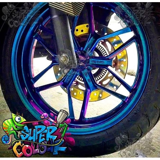 WM - Super Colour Cat Bunglon PU Super Colour 250ml 3 Warna Biru Merah Ungu & Garnet untuk Perlindun