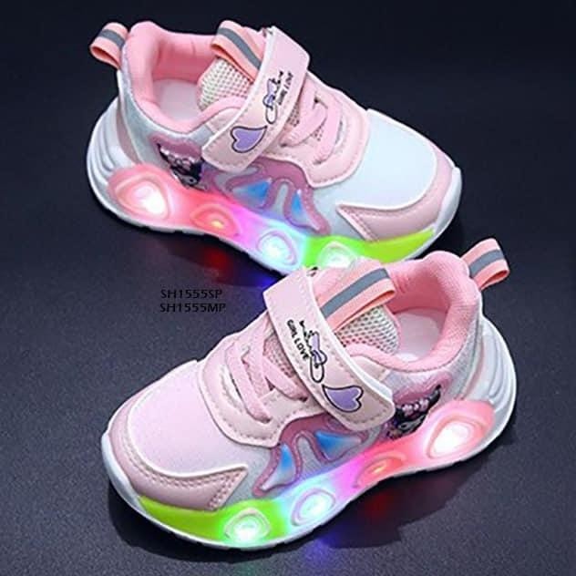 Sepatu Kuromi Lampu Led Anak Perempuan